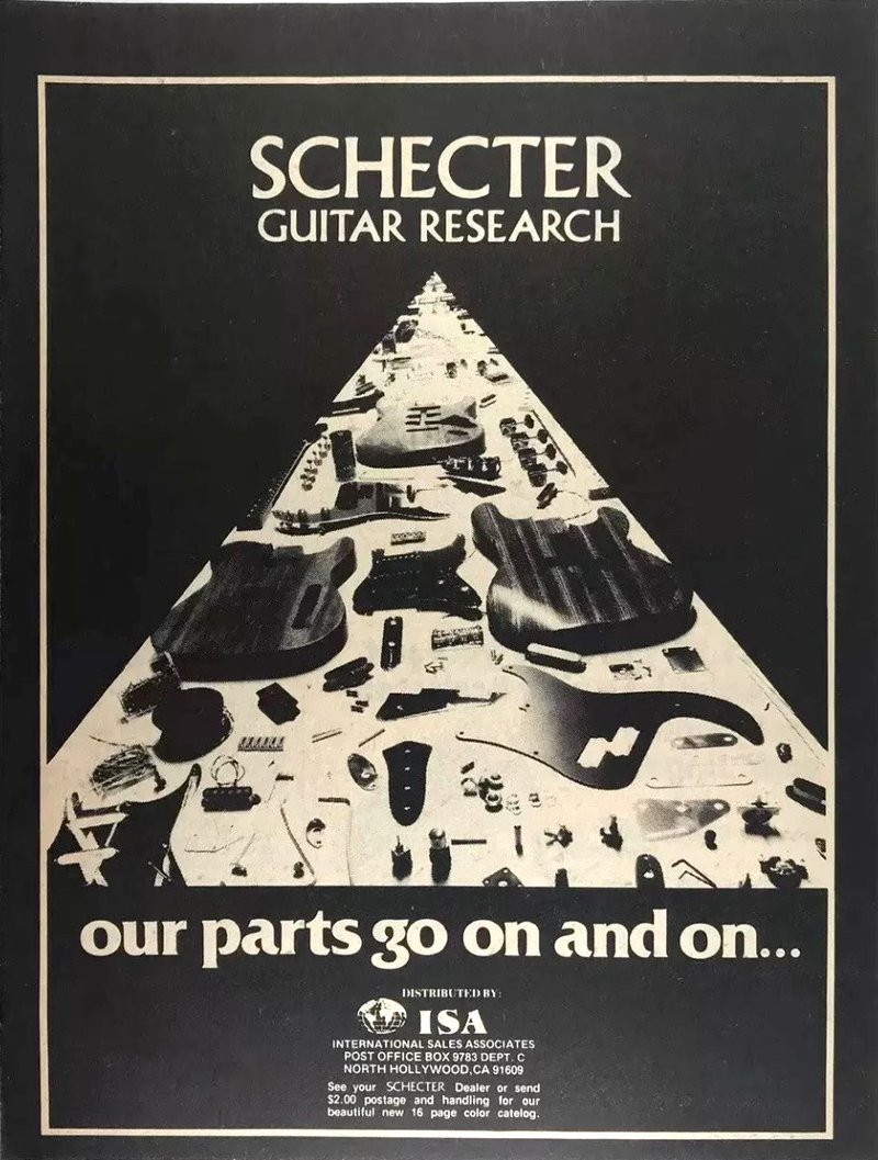 1979 Schecter Our Parts go on and on..... copie