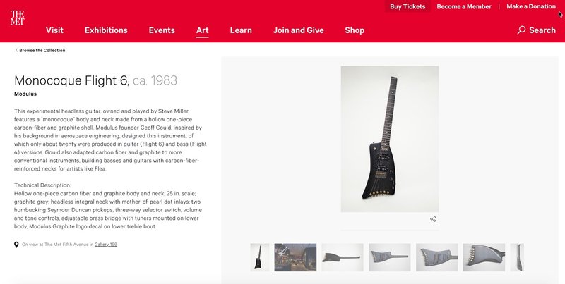 "Play it Loud" Steve Miller&#x27;s Flight 6 in Met Museum copie