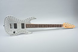 Abel Axe 1995 Aluminum Body Strat Silver Abel Axe 1995 Aluminum Body Strat Silver