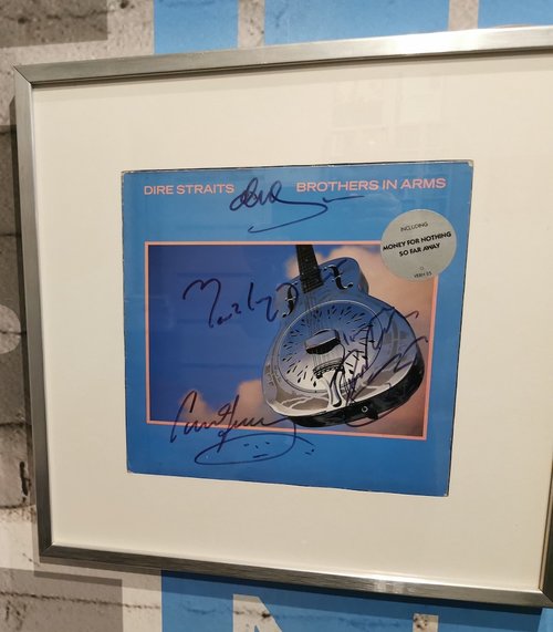 Brothers in Arms LP Autographed