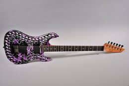 Abel Axe 1995 Aluminum Body Strat Purple/Black/Silver Splatter w/Kahler Bridge Abel Axe 1995 Aluminum Body Strat Purple/Black/Silver Splatter w/Kahler Bridge