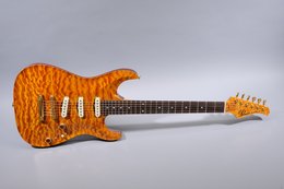Pensa 2006 MK2 Custom Mark Knopfler Replica Amber Burst w/Matching Headstock Pensa 2006 MK2 Custom Mark Knopfler Replica Amber Burst w/Matching Headstock