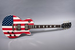 Gibson 2003 Les Paul Standard '60 RI US Flag 9/11 Tribute w/Silver Back Gibson 2003 Les Paul Standard '60 RI US Flag 9/11 Tribute w/Silver Back