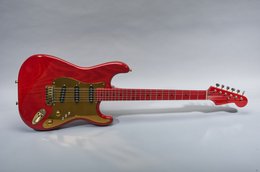 Schecter 1988 Stratocaster Steve Lukather All Trans Red Schecter 1988 Stratocaster Steve Lukather All Trans Red
