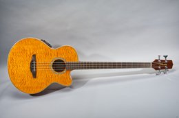Takamine 2004 Super Jumbo Acoustic Bass Trans Orange Takamine 2004 Super Jumbo Acoustic Bass Trans Orange
