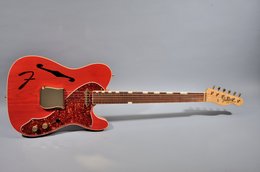 Fender 1992 Telecaster Custom Thinline Trans Red Masterbuilt by Fred Stuart Fender 1992 Telecaster Custom Thinline Trans Red Masterbuilt by Fred Stuart