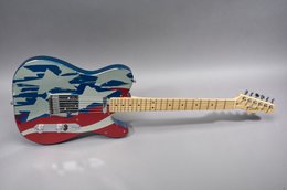 Fender 1994 Telecaster Aluminum Stars & Stripes US Flag Design w/All Maple Neck Fender 1994 Telecaster Aluminum Stars & Stripes US Flag Design w/All Maple Neck