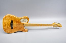 Godin 1995 Acousticaster Tele 6 Ltd Trans Amber Godin 1995 Acousticaster Tele 6 Ltd Trans Amber