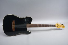 Godin 1991 Acousticaster Model Glossy Black Godin 1991 Acousticaster Model Glossy Black