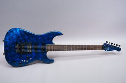 Tom Anderson 1989 Pro Am Custom Black on Blue Bowling Ball with Matching Headstock Tom Anderson 1989 Pro Am Custom Black on Blue Bowling Ball with Matching Headstock