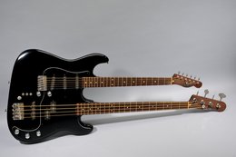 Schecter 1981 Double Wenge Neck Guitar/Bass Dream Machine Glossy Black Schecter 1981 Double Wenge Neck Guitar/Bass Dream Machine Glossy Black