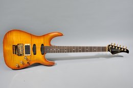 DNG 2000 MK1 Style Carved Top Honeyburst w/Black Painted Headstock DNG 2000 MK1 Style Carved Top Honeyburst w/Black Painted Headstock