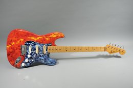 Fender 1987 Stratocaster Eric Clapton Signature" Volcano Colorcaster" Painted by N. Beras ©2016 Fender 1987 Stratocaster Eric Clapton Signature" Volcano Colorcaster" Painted by N. Beras ©2016