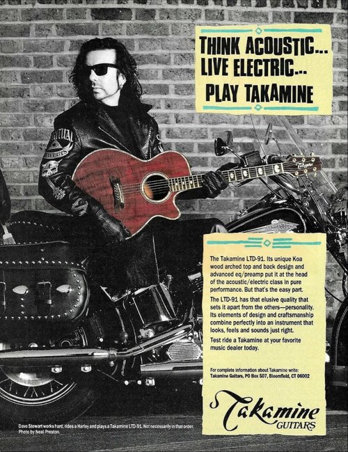 Dave Stewart with LTD-90 Ad