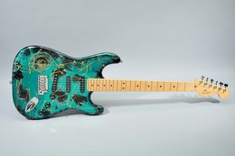 Fender 1994 Stratocaster Aluminum Green Splatter Fender 1994 Stratocaster Aluminum Green Splatter