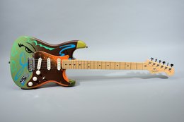 Fender 2005 Stratocaster American Standard 60th Anniversary Painted by John “Crash” Matos ©2008 Fender 2005 Stratocaster American Standard 60th Anniversary Painted by John “Crash” Matos ©2008