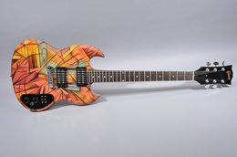 Gibson 1975 SGII Deco Design Painted by Gerd Dagne Gibson 1975 SGII Deco Design Painted by Gerd Dagne