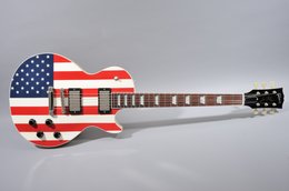 Gibson 2002 Les Paul Standard '60 RI US Flag 9/11 Tribute w/White Back Gibson 2002 Les Paul Standard '60 RI US Flag 9/11 Tribute w/White Back