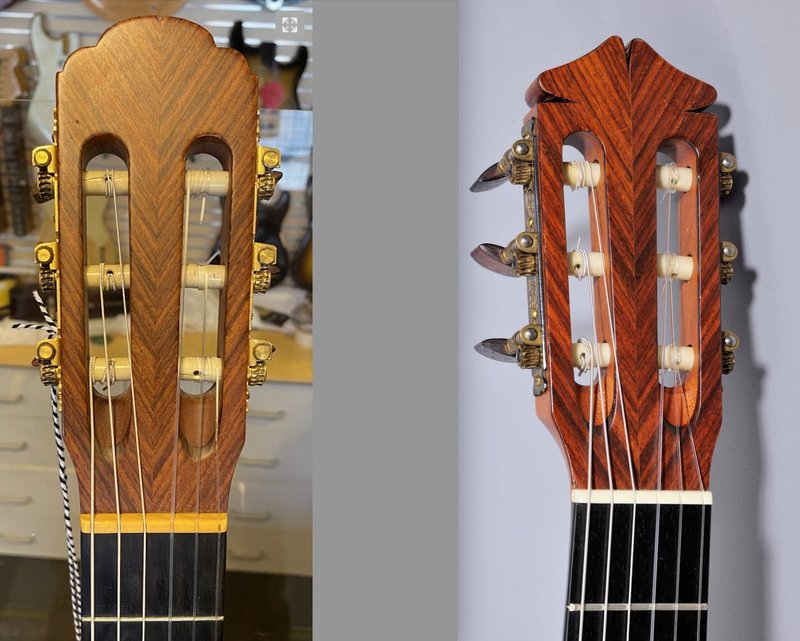 Levin C3 Headstock Design Comparison