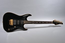 Pensa 1997 MK1 Custom Carved Top Glossy Black w/Matching Headstock Pensa 1997 MK1 Custom Carved Top Glossy Black w/Matching Headstock