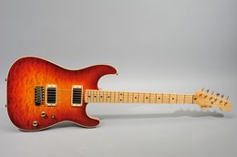 Schecter 1980 Stratocaster Flat Top Dream Machine Cherry Sunburst Schecter 1980 Stratocaster Flat Top Dream Machine Cherry Sunburst