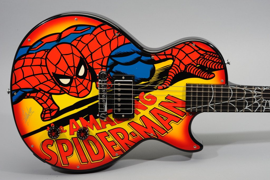 Gibson 1999 Les Paul Web Slinger Spider-Man Custom Shop #35