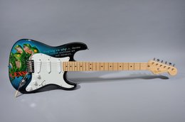 Fender 1990 Stratocaster Frognography Painted by Pamelina H. Fender 1990 Stratocaster Frognography Painted by Pamelina H.
