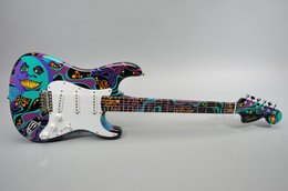Fender 2006 Stratocaster ‘69 RI “Green-Eyed Moony“ Masterbuilt by Chris Fleming & Painted by Pamelina H. Fender 2006 Stratocaster ‘69 RI “Green-Eyed Moony“ Masterbuilt by Chris Fleming & Painted by Pamelina H.