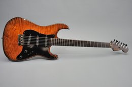 Schecter 1980 Stratocaster Flame Maple Hardtail w/Rosewood Neck. Schecter 1980 Stratocaster Flame Maple Hardtail w/Rosewood Neck.